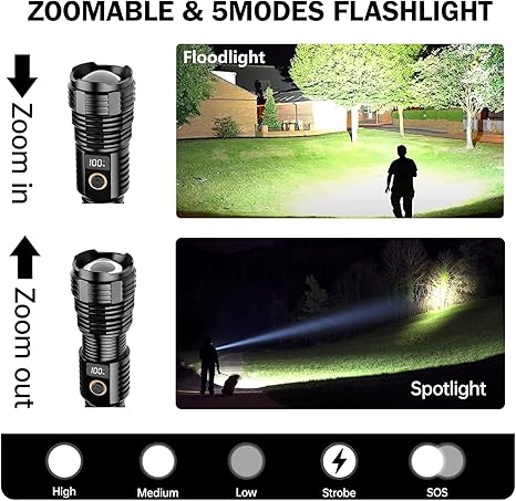 Multifunctional Portable Powerful Torch Light