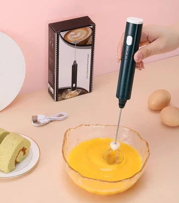 Electric Rechargeable Coffee Beater & Egg Beater